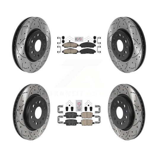 [Avant et Arrière] Disque et plaquette de frein pour Chevrolet Traverse GMC Acadia Buick KDA-100588