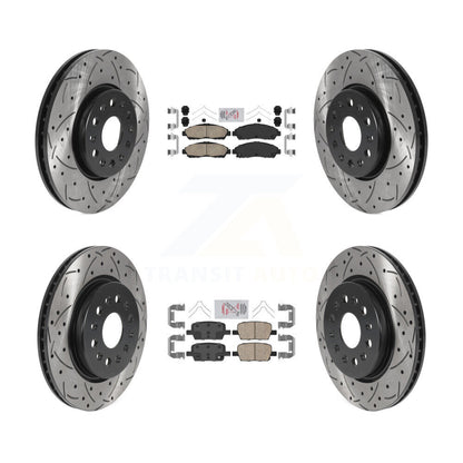 [Avant et Arrière] Disque et plaquette de frein pour Chevrolet Traverse GMC Acadia Buick KDA-100589