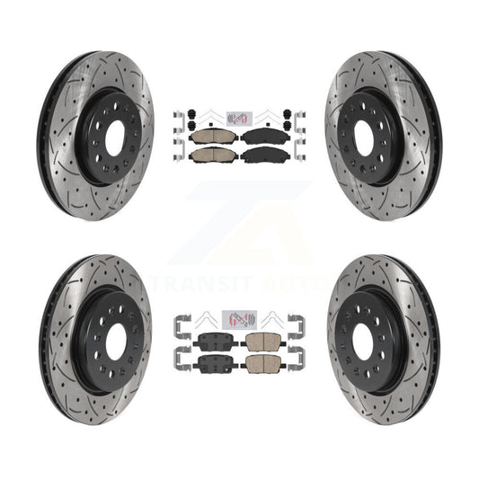 [Avant et Arrière] Disque et plaquette de frein pour Chevrolet Traverse GMC Acadia Buick KDA-100589