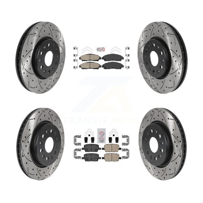 [Avant et Arrière] Disque et plaquette de frein pour Chevrolet Traverse GMC Acadia Buick KDA-100590