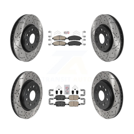 [Avant et Arrière] Disque et plaquette de frein pour Chevrolet Traverse GMC Acadia Buick KDA-100590