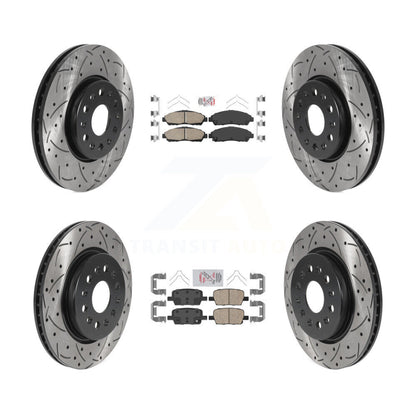 [Avant et Arrière] Disque et plaquette de frein pour Chevrolet Traverse GMC Acadia Buick KDA-100591