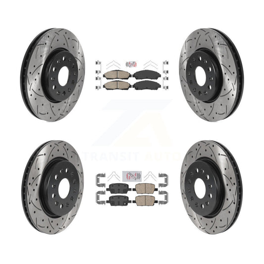 [Avant et Arrière] Disque et plaquette de frein pour Chevrolet Traverse GMC Acadia Buick KDA-100591