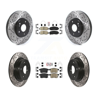 [Avant et Arrière] Disque et plaquette de frein pour Honda Accord Acura TSX KDA-100625