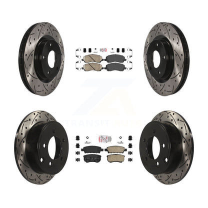 [Avant et Arrière] Disque et plaquette de frein pour Jeep Patriot Compass Dodge Caliber KDA-100651