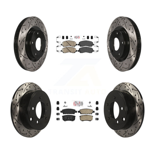 [Avant et Arrière] Disque et plaquette de frein pour Jeep Patriot Compass Dodge Caliber KDA-100651
