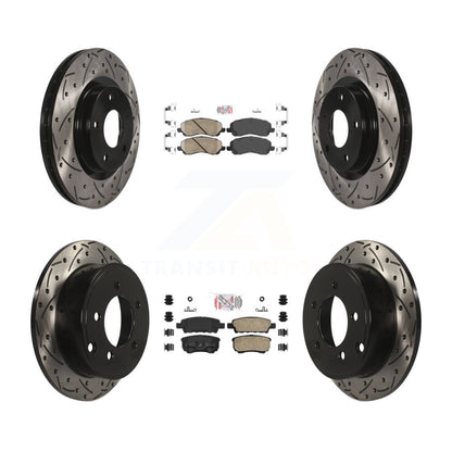 [Avant et Arrière] Disque et plaquette de frein pour Jeep Patriot Compass Dodge Caliber KDA-100653