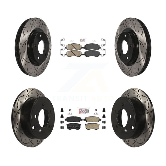 [Avant et Arrière] Disque et plaquette de frein pour Jeep Patriot Compass Dodge Caliber KDA-100653