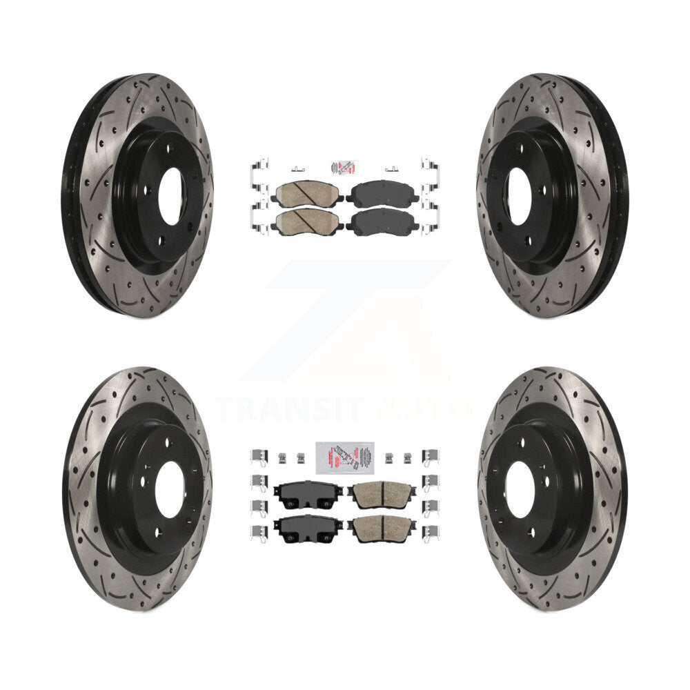 [Avant et Arrière] Disque et plaquette de frein pour Mitsubishi Outlander KDA-100674
