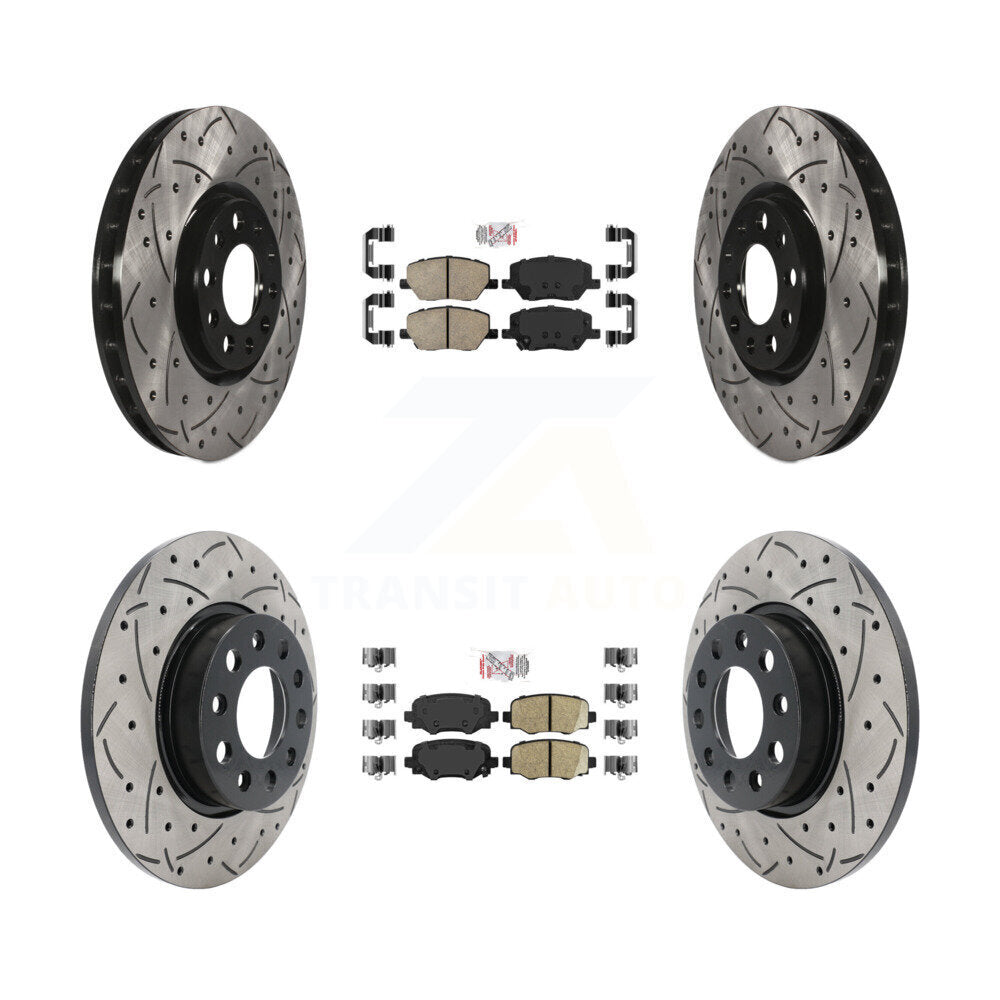 [Avant et Arrière] Disque et plaquette de frein pour Jeep Renegade Fiat 500X KDA-100683