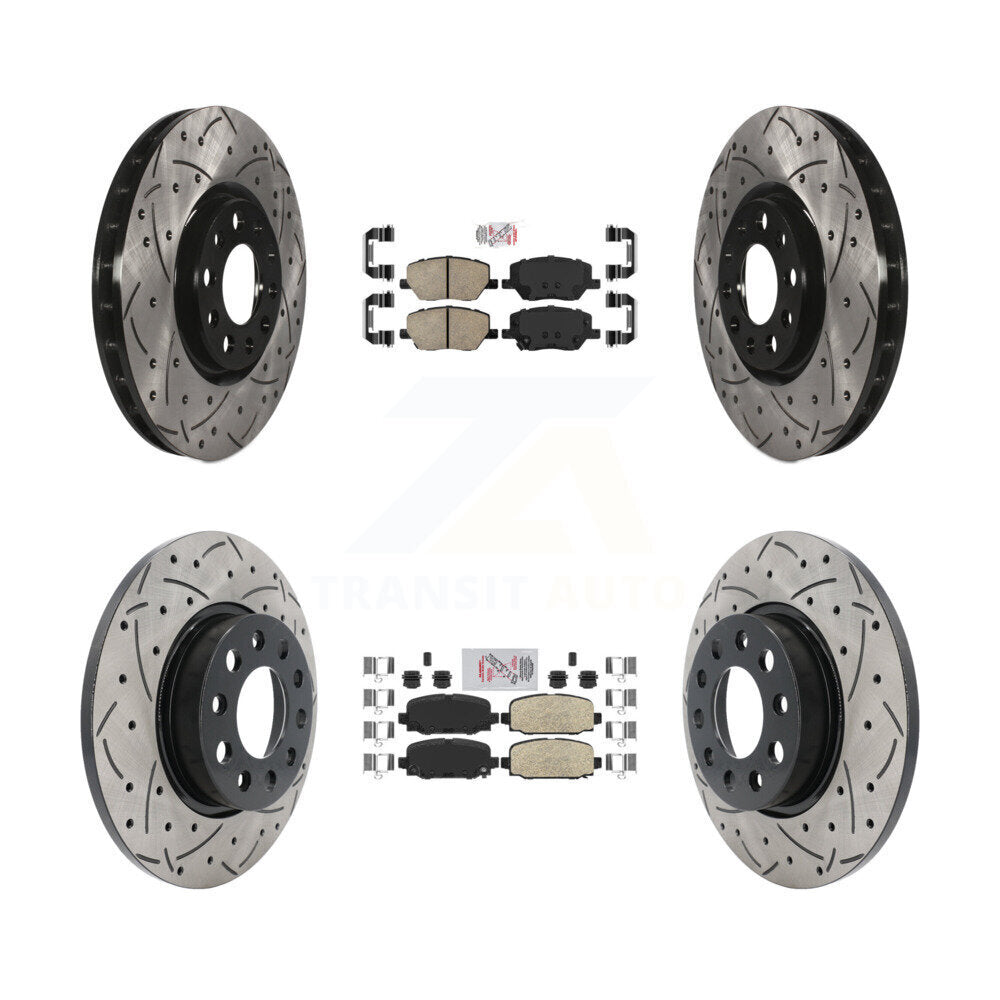 [Avant et Arrière] Disque et plaquette de frein pour Jeep Compass KDA-100684