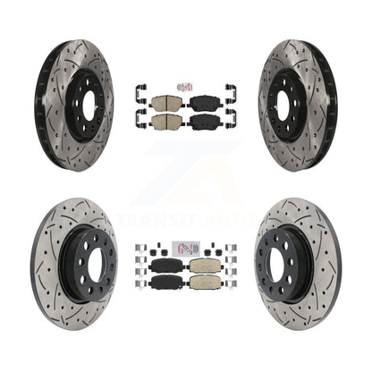 [Avant et Arrière] Disque et plaquette de frein pour Jeep Compass KDA-100684