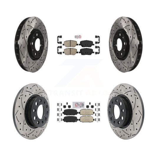 [Avant et Arrière] Disque et plaquette de frein pour Jeep Compass KDA-100684