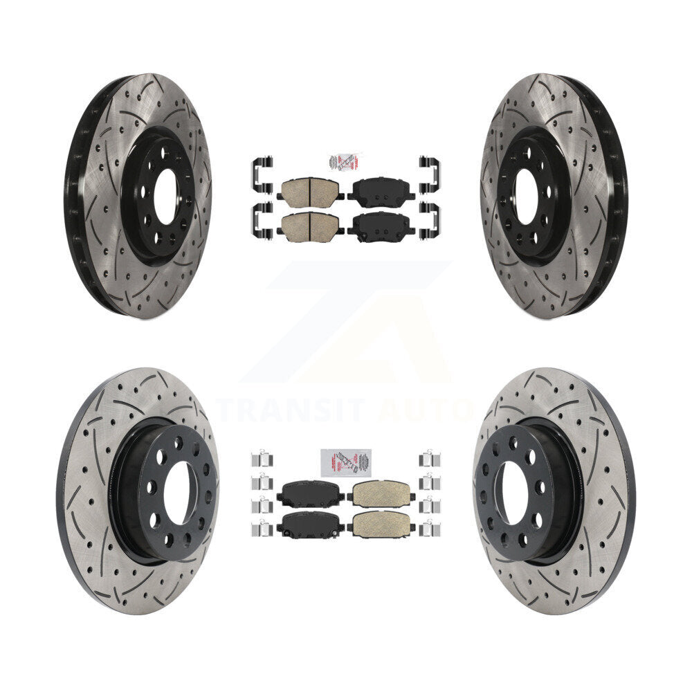 [Avant et Arrière] Disque et plaquette de frein pour Jeep Compass KDA-100685