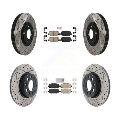 [Avant et Arrière] Disque et plaquette de frein pour Jeep Compass KDA-100685