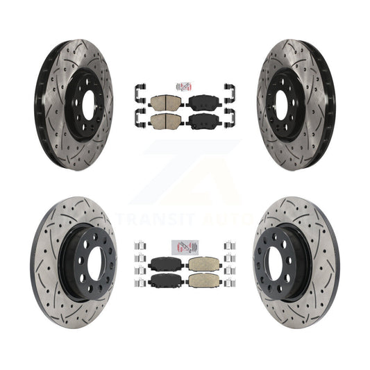 [Avant et Arrière] Disque et plaquette de frein pour Jeep Compass KDA-100685