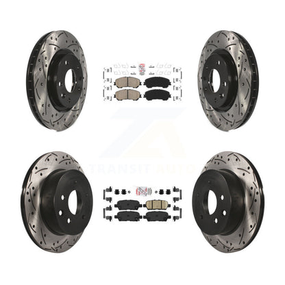 [Avant et Arrière] Disque et plaquette de frein pour Nissan Rogue Sport Qashqai KDA-100709