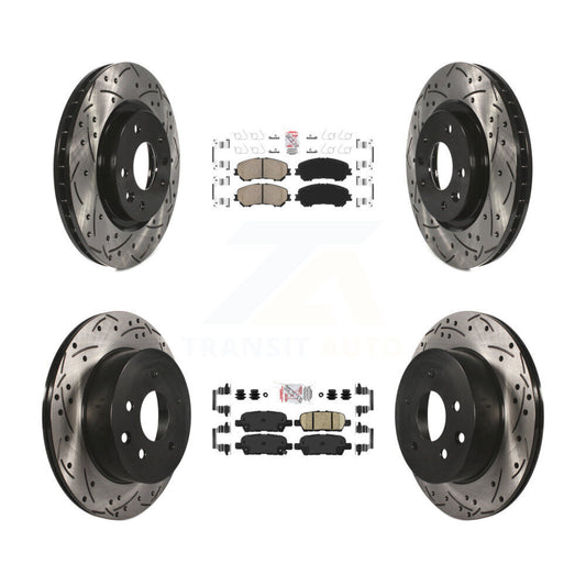 [Avant et Arrière] Disque et plaquette de frein pour Nissan Rogue Sport Qashqai KDA-100709