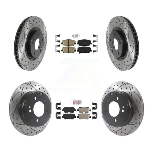 [Avant et Arrière] Disque et plaquette de frein pour Hyundai Azera KDA-100754