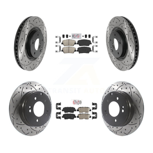 [Avant et Arrière] Disque et plaquette de frein pour Hyundai Azera KDA-100756