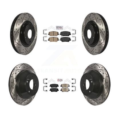 [Avant et Arrière] Disque et plaquette de frein pour Kia Sorento Hyundai Santa Fe Sport KDA-100763