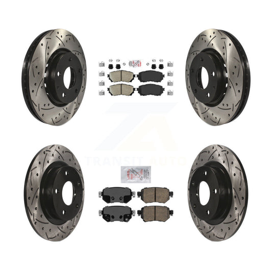 [Avant et Arrière] Disque et plaquette de frein pour 19-21 Mazda 6 Naturally Aspirated KDA-100772