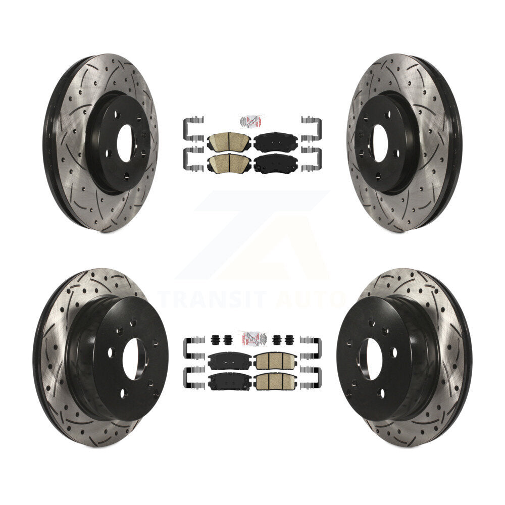 [Avant et Arrière] Disque et plaquette de frein pour Chevrolet Equinox GMC Terrain KDA-100783