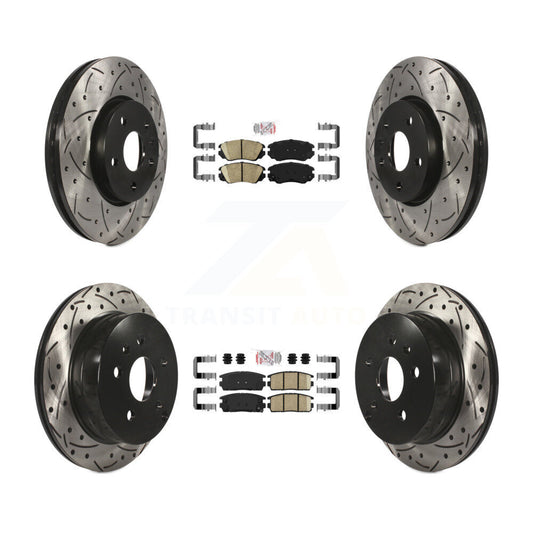 [Avant et Arrière] Disque et plaquette de frein pour Chevrolet Equinox GMC Terrain KDA-100783