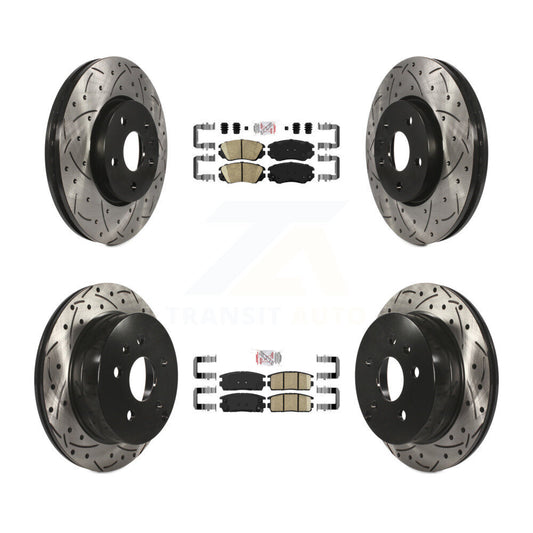 [Avant et Arrière] Disque et plaquette de frein pour Chevrolet Equinox GMC Terrain KDA-100786