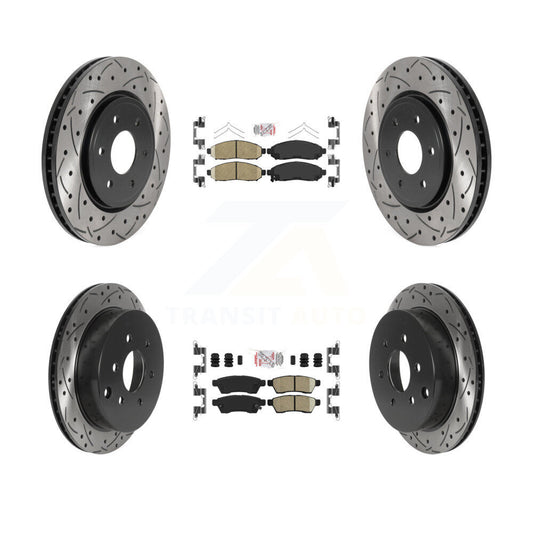 [Avant et Arrière] Disque et plaquette de frein pour Nissan Frontier Xterra Suzuki KDA-100810