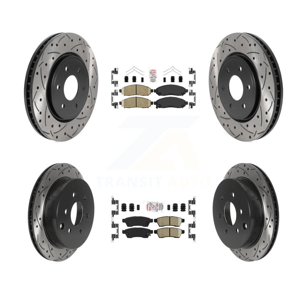 [Avant et Arrière] Disque et plaquette de frein pour Nissan Frontier Xterra Suzuki KDA-100812