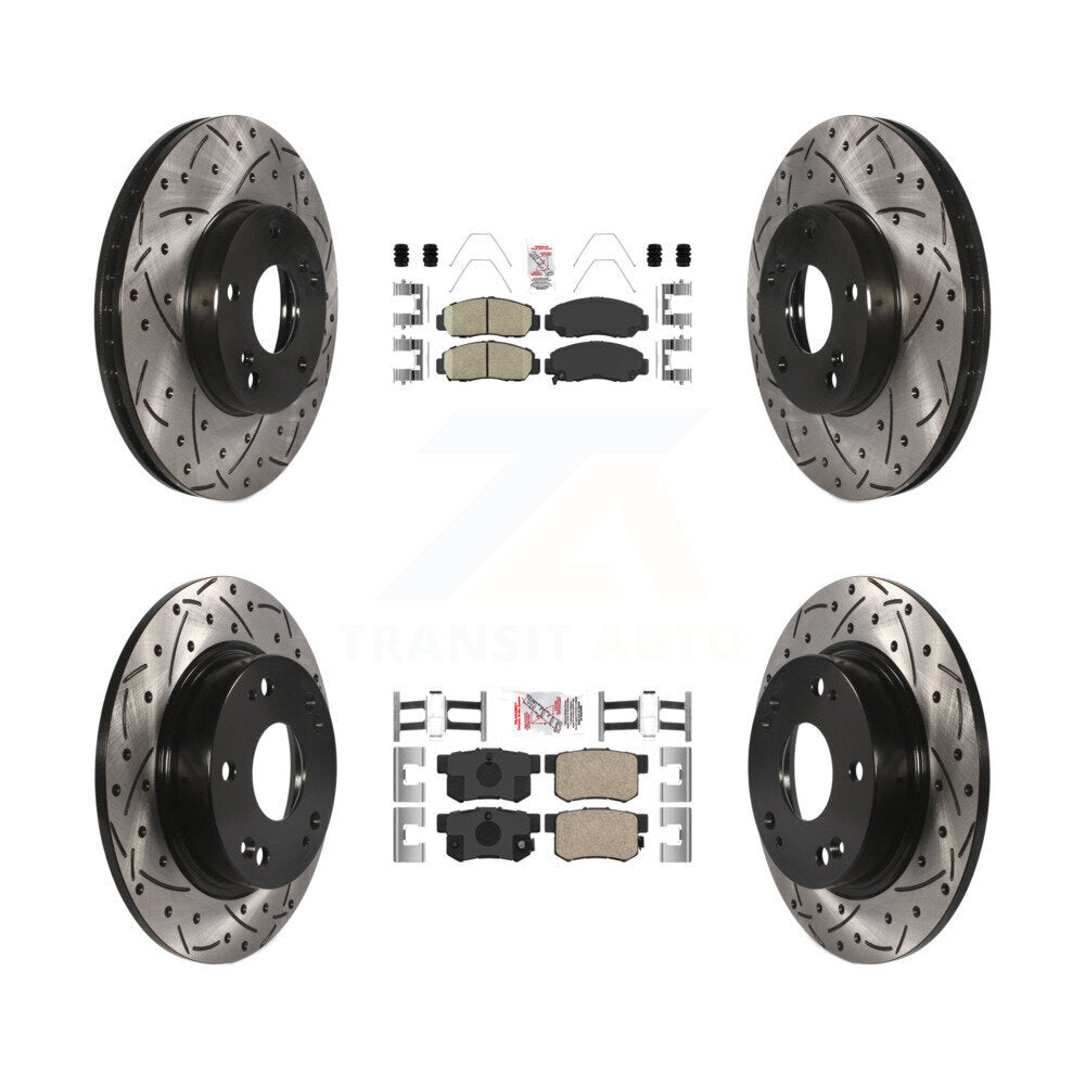 [Avant et Arrière] Disque et plaquette de frein pour Acura CSX KDA-100828