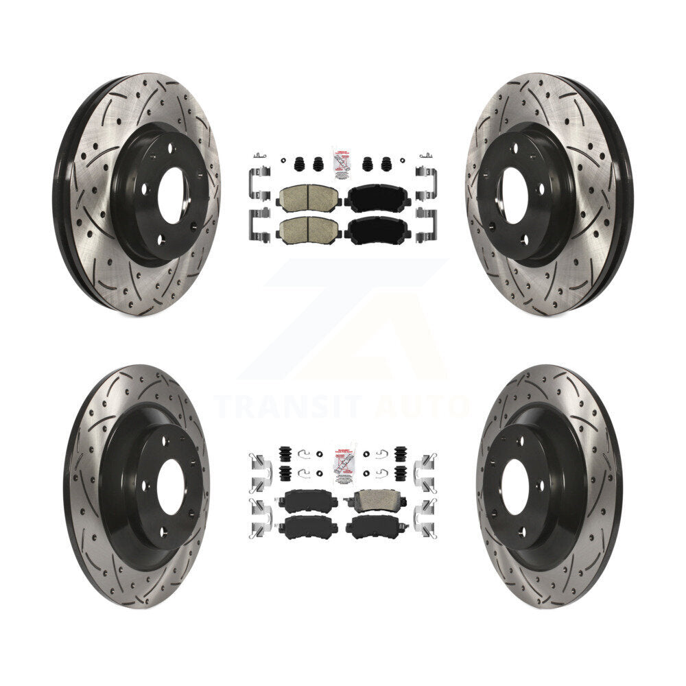 [Avant et Arrière] Disque et plaquette de frein pour 2013-2015 Mazda CX-5 KDA-100854
