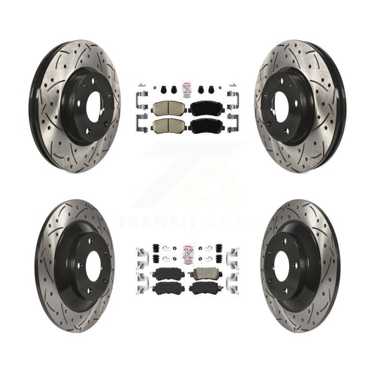 [Avant et Arrière] Disque et plaquette de frein pour 2013-2015 Mazda CX-5 KDA-100854