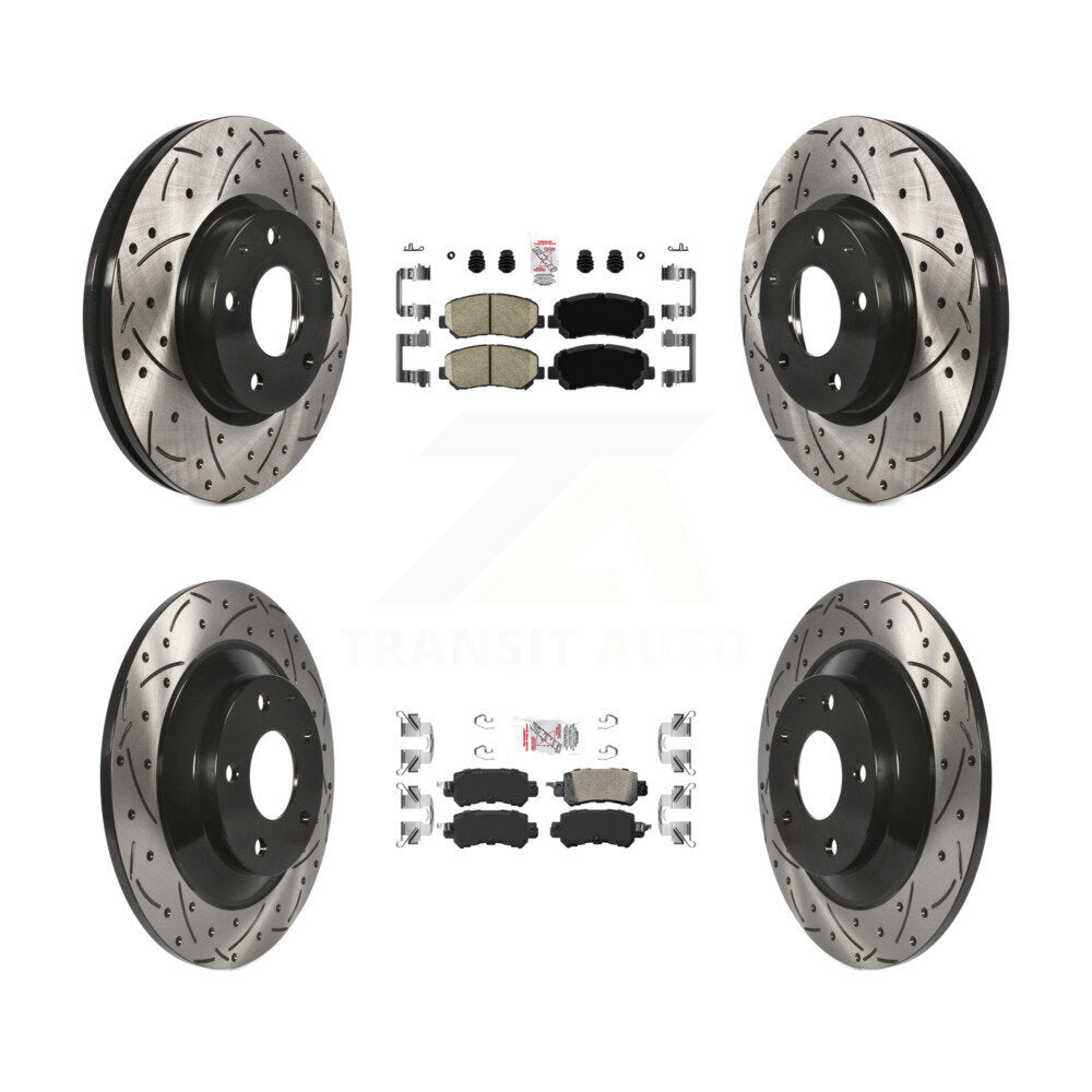 [Avant et Arrière] Disque et plaquette de frein pour 2013-2015 Mazda CX-5 KDA-100855