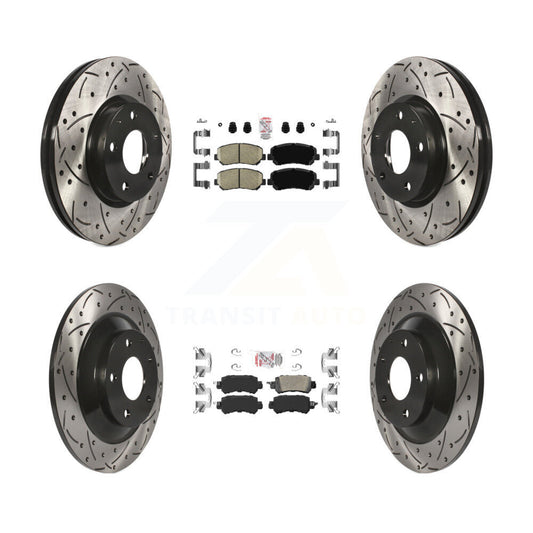 [Avant et Arrière] Disque et plaquette de frein pour 2013-2015 Mazda CX-5 KDA-100855