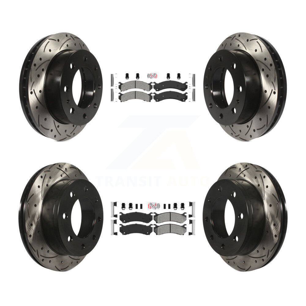 [Avant et Arrière] Disque et plaquette de frein pour Chevrolet GMC Sierra 2500 HD KDA-100880