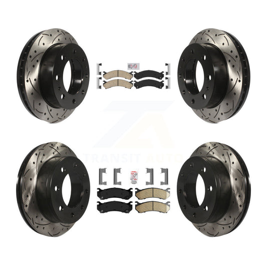 [Avant et Arrière] Disque et plaquette de frein pour Chevrolet GMC Sierra 2500 HD Hummer KDA-100883