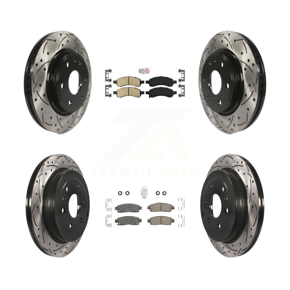 [Avant et Arrière] Disque et plaquette de frein pour GMC Acadia Buick Enclave Chevrolet KDA-100887