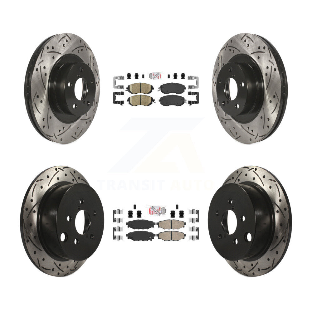 [Avant et Arrière] Disque et plaquette de frein pour Subaru Forester XV Crosstrek KDA-100908