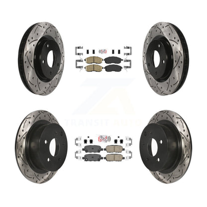 [Avant et Arrière] Disque et plaquette de frein pour 2007-2012 Nissan Sentra SE-R KDA-100929
