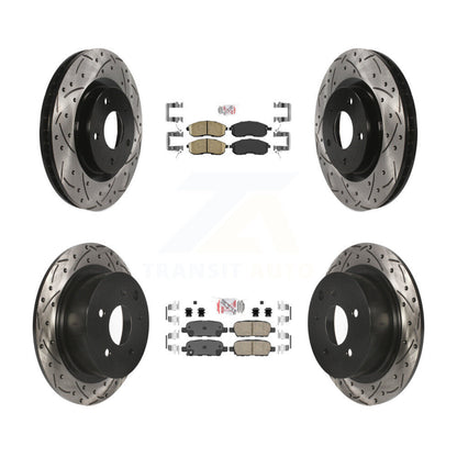 [Avant et Arrière] Disque et plaquette de frein pour 2007-2012 Nissan Sentra SE-R KDA-100931