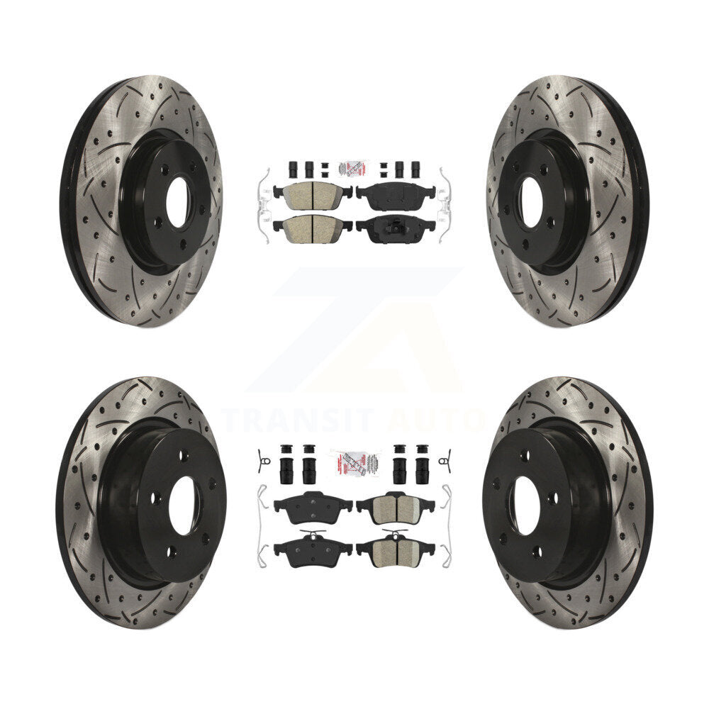 [Avant et Arrière] Disque et plaquette de frein pour Ford Escape Transit Connect KDA-100959