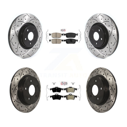 [Avant et Arrière] Disque et plaquette de frein pour 13-18 Ford Focus ST KDA-100979