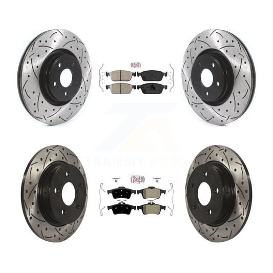 [Avant et Arrière] Disque et plaquette de frein pour 13-18 Ford Focus ST KDA-100979