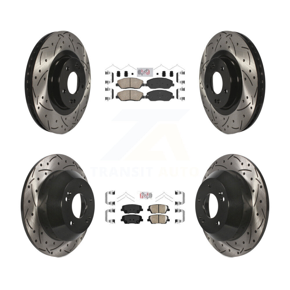 [Avant et Arrière] Disque et plaquette de frein pour Hyundai Santa Fe XL KDA-101000