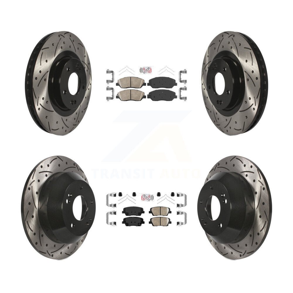 [Avant et Arrière] Disque et plaquette de frein pour Hyundai Santa Fe XL KDA-101001