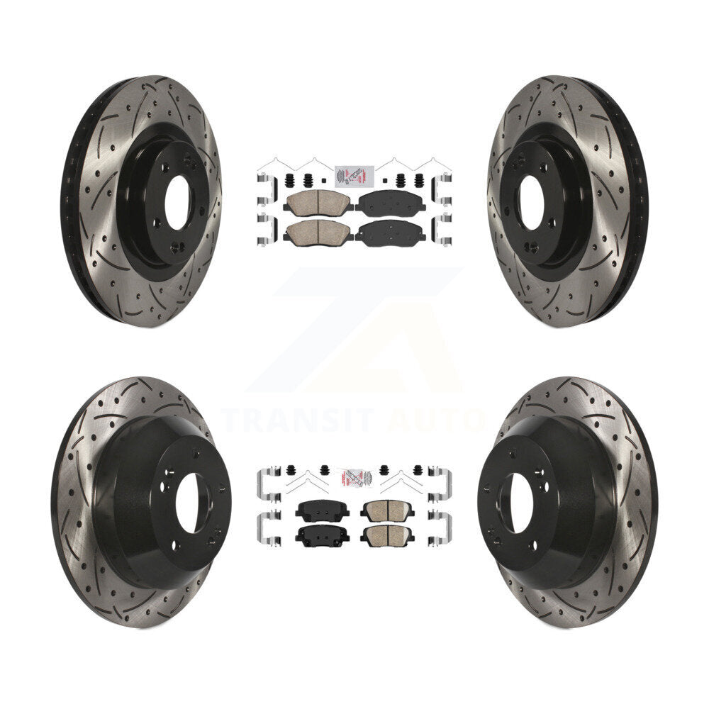 [Avant et Arrière] Disque et plaquette de frein pour Hyundai Santa Fe XL KDA-101002