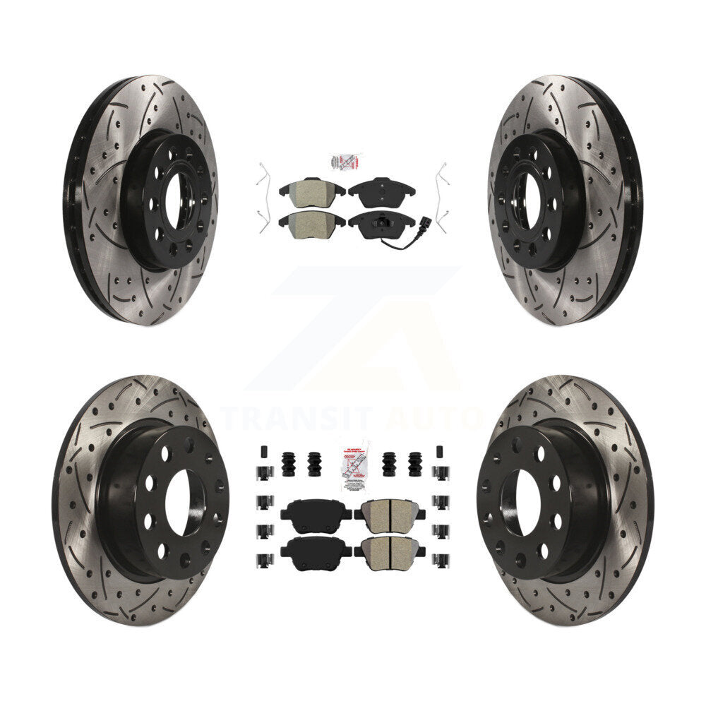 [Avant et Arrière] Disque et plaquette de frein pour Volkswagen Jetta 1.8L/1.4L KDA-101020