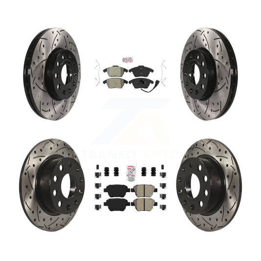 [Avant et Arrière] Disque et plaquette de frein pour Volkswagen Jetta 1.8L/1.4L KDA-101020